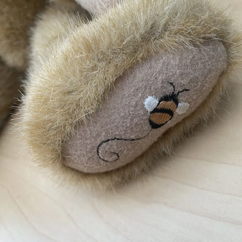 Boyds Bears Charlotte Beezley Plush Bee Paw Tan Teddy Jointed NO DRESS